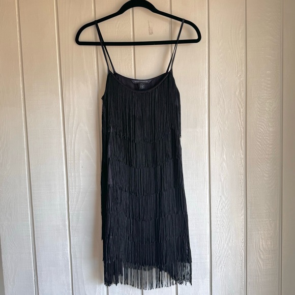 Vintage French Connection Mini Flapper Dress - Picture 1 of 6